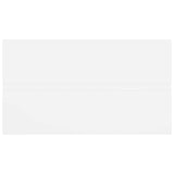 2 Piece Bathroom Furniture Set White Engineered Wood - Extra Image