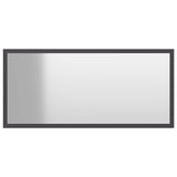 2 Piece Bathroom Furniture Set Grey Engineered Wood - Low Angle