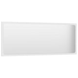 2 Piece Bathroom Furniture Set White Engineered Wood - Close-Up Angle