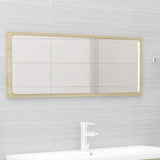 2 Piece Bathroom Furniture Set Sonoma Oak Engineered Wood - Rear View