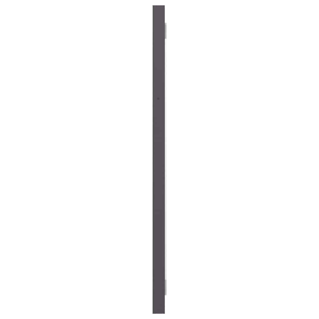 2 Piece Bathroom Furniture Set High Gloss Grey Engineered Wood