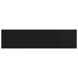 Bookshelf Boards 8 pcs Black 40x10x1.5 cm Engineered Wood