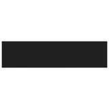 Bookshelf Boards 8 pcs Black 40x10x1.5 cm Engineered Wood - Top-Down View