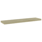 Bookshelf Boards 4 pcs Sonoma Oak 40x10x1.5 cm Engineered Wood