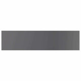 Bookshelf Boards 8 pcs High Gloss Grey 40x10x1.5 cm Engineered Wood