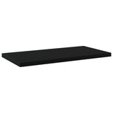 Bookshelf Boards 4 pcs Black 40x20x1.5 cm Engineered Wood - Front View