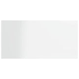 Bookshelf Boards 4 pcs High Gloss White 40x20x1.5 cm Engineered Wood