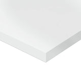 Bookshelf Boards 4 pcs High Gloss White 40x20x1.5 cm Engineered Wood - Close-Up Angle