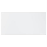 Bookshelf Boards 8 pcs High Gloss White 40x20x1.5 cm Engineered Wood - Top-Down View