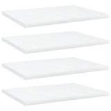 Bookshelf Boards 4 pcs White 40x30x1.5 cm Engineered Wood