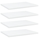 Bookshelf Boards 4 pcs White 40x30x1.5 cm Engineered Wood