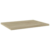 Bookshelf Boards 8 pcs Sonoma Oak 40x30x1.5 cm Engineered Wood - Front View