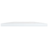 Bookshelf Boards 8 pcs High Gloss White 40x30x1.5 cm Engineered Wood - Side View