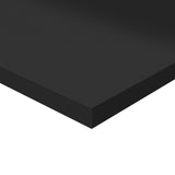 Bookshelf Boards 4 pcs High Gloss Black 40x30x1.5 cm Engineered Wood - Close-Up Angle