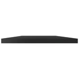 Bookshelf Boards 8 pcs High Gloss Black 40x30x1.5 cm Engineered Wood - Side View