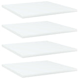 Bookshelf Boards 4 pcs White 40x40x1.5 cm Engineered Wood