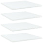 Bookshelf Boards 4 pcs White 40x40x1.5 cm Engineered Wood