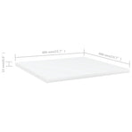 Bookshelf Boards 4 pcs White 40x40x1.5 cm Engineered Wood