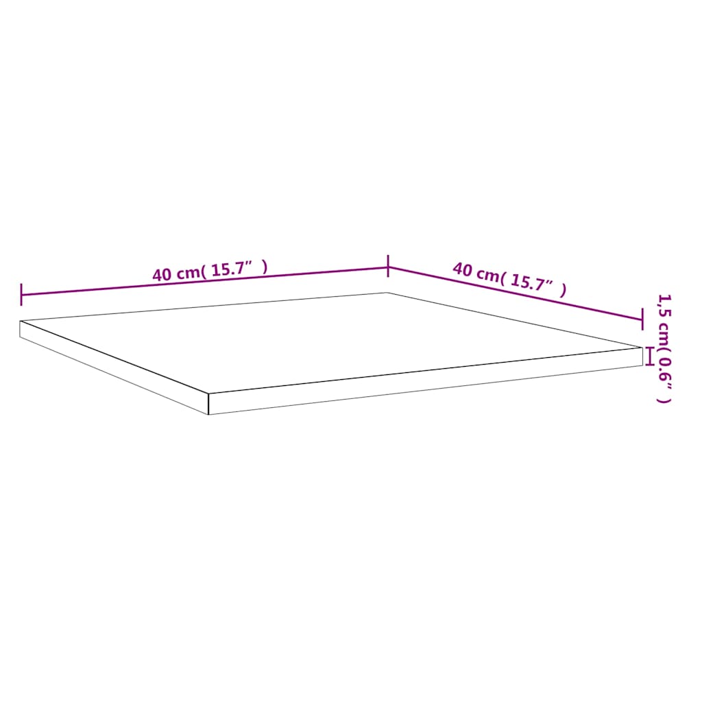 Bookshelf Boards 4 pcs Black 40x40x1.5 cm Engineered Wood