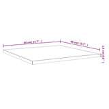 Bookshelf Boards 4 pcs Black 40x40x1.5 cm Engineered Wood