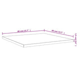 Bookshelf Boards 4 pcs Black 40x40x1.5 cm Engineered Wood - Extra Image