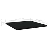 Bookshelf Boards 8 pcs Black 40x40x1.5 cm Engineered Wood