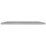 Bookshelf Boards 4 pcs Concrete Grey 40x40x1.5 cm Engineered Wood