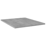 Bookshelf Boards 4 pcs Concrete Grey 40x50x1.5 cm Engineered Wood