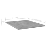 Bookshelf Boards 4 pcs Concrete Grey 40x50x1.5 cm