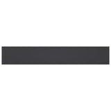 Bookshelf Boards 4 pcs Grey 60x10x1.5 cm Engineered Wood