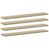 Bookshelf Boards 8 pcs Sonoma Oak 60x10x1.5 cm Engineered Wood