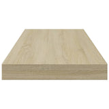 Bookshelf Boards 8 pcs Sonoma Oak 60x10x1.5 cm Engineered Wood - 45-Degree Angle