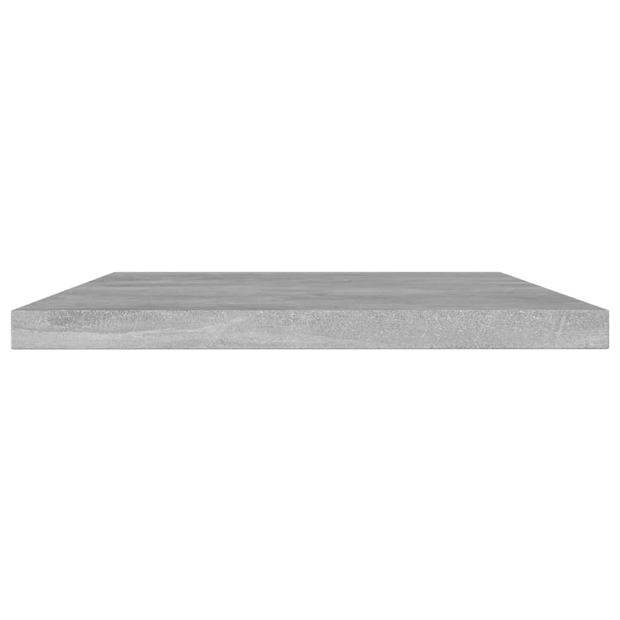 Bookshelf Boards 8 pcs Concrete Grey 60x10x1.5 cm
