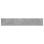 Bookshelf Boards 8 pcs Concrete Grey 60x10x1.5 cm