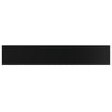 Bookshelf Boards 4 pcs High Gloss Black 60x10x1.5 cm Engineered Wood