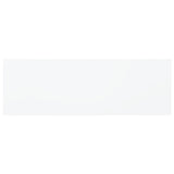 Bookshelf Boards 8 pcs White 60x20x1.5 cm Engineered Wood - Top-Down View