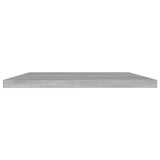 Bookshelf Boards 4 pcs Concrete Grey 60x20x1.5 cm Engineered Wood - Side View
