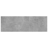 Bookshelf Boards 4 pcs Concrete Grey 60x20x1.5 cm Engineered Wood - Top-Down View