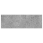 Bookshelf Boards 4 pcs Concrete Grey 60x20x1.5 cm