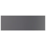 Bookshelf Boards 4 pcs High Gloss Grey 60x20x1.5 cm Engineered Wood