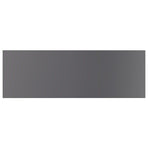 Bookshelf Boards 4 pcs High Gloss Grey 60x20x1.5 cm Engineered Wood