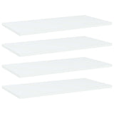 Bookshelf Boards 4 pcs White 60x30x1.5 cm Engineered Wood