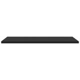 Bookshelf Boards 8 pcs Black 60x30x1.5 cm Engineered Wood - 45-Degree Angle