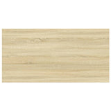 Bookshelf Boards 4 pcs Sonoma Oak 60x30x1.5 cm Engineered Wood - Rear View