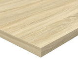 Bookshelf Boards 4 pcs Sonoma Oak 60x30x1.5 cm Engineered Wood - Close-Up Angle