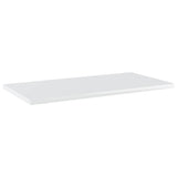 Bookshelf Boards 8 pcs High Gloss White 60x30x1.5 cm Engineered Wood