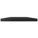 Bookshelf Boards 8 pcs High Gloss Black 60x30x1.5 cm Engineered Wood - Side View