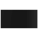 Bookshelf Boards 8 pcs High Gloss Black 60x30x1.5 cm Engineered Wood - Top-Down View
