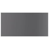 Bookshelf Boards 4 pcs High Gloss Grey 60x30x1.5 cm Engineered Wood - Top-Down View
