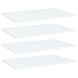 Bookshelf Boards 4 pcs White 60x40x1.5 cm Engineered Wood
